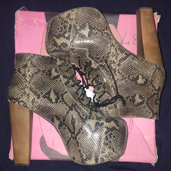 Jeffrey Campbell Shoes - Jeffrey Campbell snake Lita (Authentic)